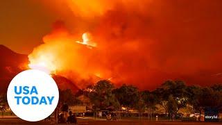 Three wildfires rage simultaneously in California | USA TODAY