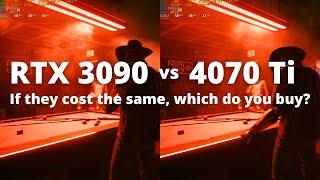 RTX 3090 vs 4070 Ti : The Ultimate Comparison!!!