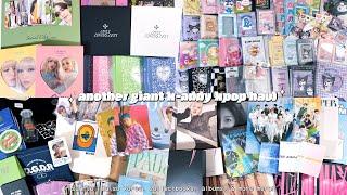 k-addy kpop haul 2  unboxing more albums, merch, collectbooks, sanrio + daiso korea goods !