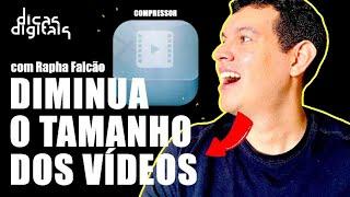 Como REDUZIR o tamanho de um vídeo com o App Compressor.