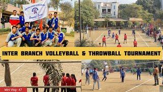 Mini Vlog-47 || Vollyball & Throwball: Interbranch Championship Highlights 2024|| SSIC || Ariba Khan