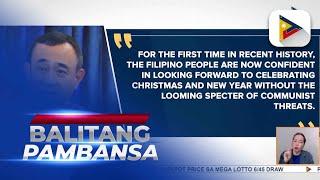 NTF-ELCAC: Pasko, naipagdiwang nang walang banta ng anumang communist insurgent