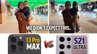 Unbiased 13 Pro Max vs S21 Ultra Camera Test Comparison!