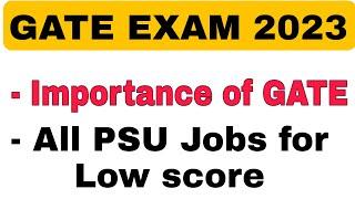 PSU Jobs FOR GATE 2022 || importance of GATE EXAM ||