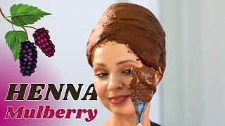 Mix Henna And Mulberry Juice For A Deep Red Hair Color | No More Orange Tone On Gray Hair