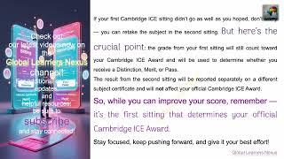 Didn't Do Well on Your First Cambridge ICE? Here’s What You Need to Know About the Retake! #IGCSE