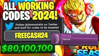 *NEW* ALL WORKING CODES FOR FRUIT SEAS IN 2024! ROBLOX FRUIT SEAS CODES