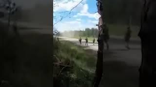 Ukrainian special forces ambush Russian military vehicle