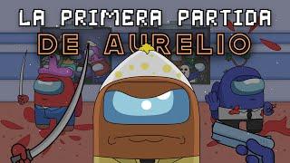 La Primera Partida De Auron En Among Us | Animación (Perxitaa, Reborn, Axozer, Momon, Pato, Violeta)