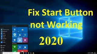 Fix Start Button not Working in Windows 10!! - Howtosolveit