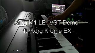 Korg M1 LE "VST Demo" ft. My Korg Krome EX