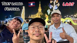 Boun That Luang (Festival) Vientiane Laos Festival 2023 Walking Tour 