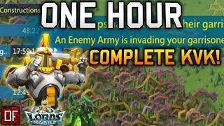 Completing KvK with the Garrison TRAP in ONE HOUR - Lords Mobile