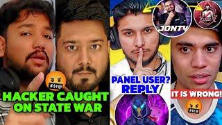 Hacker caught on State War | Ng player using panel reality | Panther 4 I'd Blacklist |Ug Ayush