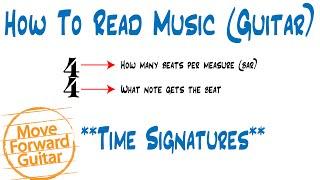 How to Read Music (Guitar) - Time Signatures