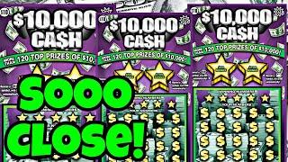 10 IN A ROW, THIS IS THE WAY! MD LOTTERY $10,000 CASH SCRATCH OFF TICKETS! #scratchers