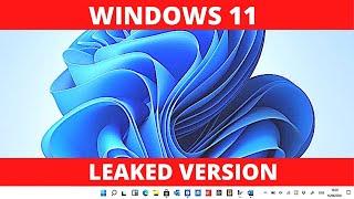 The New Windows 11 First Look LEAKED VERSION
