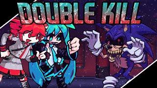 "VIRTUAL KILL" - DOUBLE KILL (ANJER COVER) BUT TETO & MIKU VS SONIC 2011X  | FNF