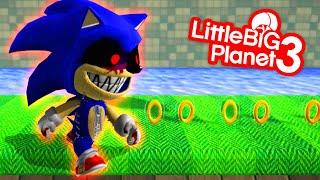 Sonic Green Hill Zone With Sonic exe - LittleBigPlanet 3 | EpicLBPTime
