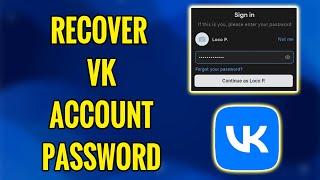 How To Recover VK Password If You Forgot 20223 | Reset VK Account Password | VK App