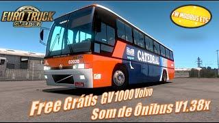 🟢Ets2 Bus Mod driving: Free Grátis Download Viaggio GV 1000 Volvo 4x2, V 1.38x