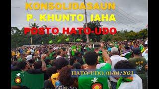 Konsolidasaun P. Khunto iha Posto Hato-Udo 01/04/2023