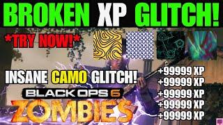 NEW SOLO INFINITE XP GLITCH AFTER PATCH BO6 (MASSIVE EXPLOIT FOR EASY CAMOS) NEW BO6 ZOMBIES GLITCH