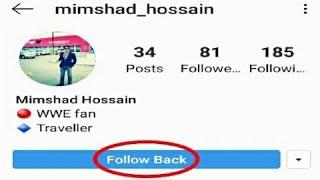 Instagram Follow Back Error Fix