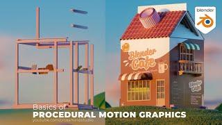 Blender Tutorial - Cafe Construction Animation - Blender Geometry Nodes chapter 12.2