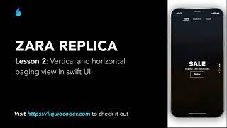 Zara replica - Vertical and horizontal paging view in swifttUI