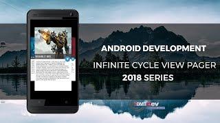 Android Studio Tutorial - Infinite Cycle View Pager with Click Listener