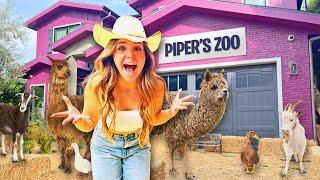 TURNING MY HOUSE INTO A ZOO | Piper Rockelle