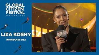 Liza Koshy Introduces LISA's historic festival debut | Global Citizen Festival NYC 2024