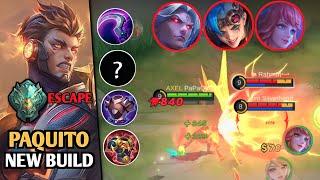 PAQUITO NEW BUILD AND TUTORIAL TO PUSH SOLO RANK TO MYTHIC | PAQUITO BEST BUILD MLBB