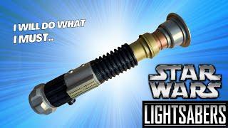 Obi Wan Kenobi Galaxy's Edge Shopdisney Lightsaber Toy Review - the BEST Kenobi toy?