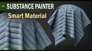 Creating a quilted fabric Smart Material in Substance 3D Painter | fabric - Anchor point