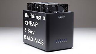 Cheap 5 Bay RAID NAS with Thin Client and ORICO DS500U3 USB 3.0 Hard Drive Enclosure