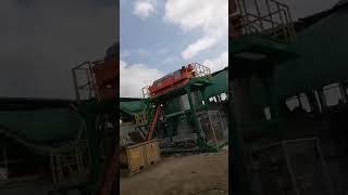 Vertical cuttings dryer working at Nigeria Drilling Site OML13