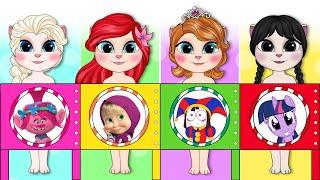 My Talking Angela 2  | Disney Princess & Friends Play Game | 30 DIYs Fun For Kids