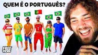 wuant reage a 5 BRASILEIROS VS 1 PORTUGUÊS