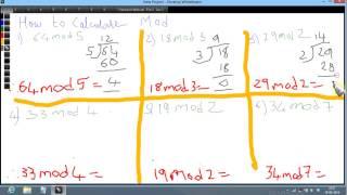 HOW TO CALCULATE MOD