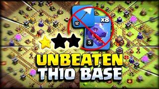 Th10 war base with link/2 Unbeaten bases (Clash of Clans)