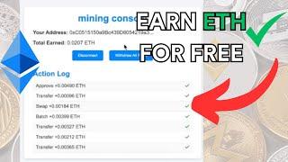 FREE Earn Ethereum 0.05 Every Minute | Auto, Easy Income | No Investment 2025