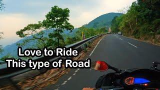 Love to Ride  on this type of Road | My 1st Moto Vloging Solo Travel Video