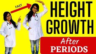 HEIGHT GROWTH After Periods Start ? Height Increase After 18 yrs in Girls Height Increase Tips