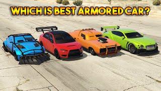 GTA 5 ONLINE : KURUMA VS PARAGON R VS DUKE O DEATH VS ZR 380 (WHICH IS BEST ARMORED CAR?)