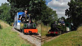 Two in Steam for Punch & Judy on the Eastleigh Lakeside Railway - 09/08/2024