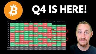 Q4 IS HERE FOR BTCOIN & CRYPTO (I'm Back Baby!)