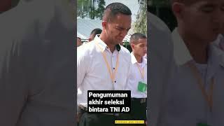 ada MOMENT senang dan sedih di pengumuman penerimaan prajurit bintara TNI AD#tni #casis #moments