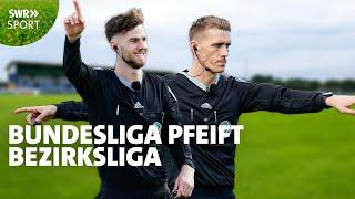 Nils Petersen und Anton Stach als Schiedsrichter bei Bezirksliga-Derby | SWR Sport